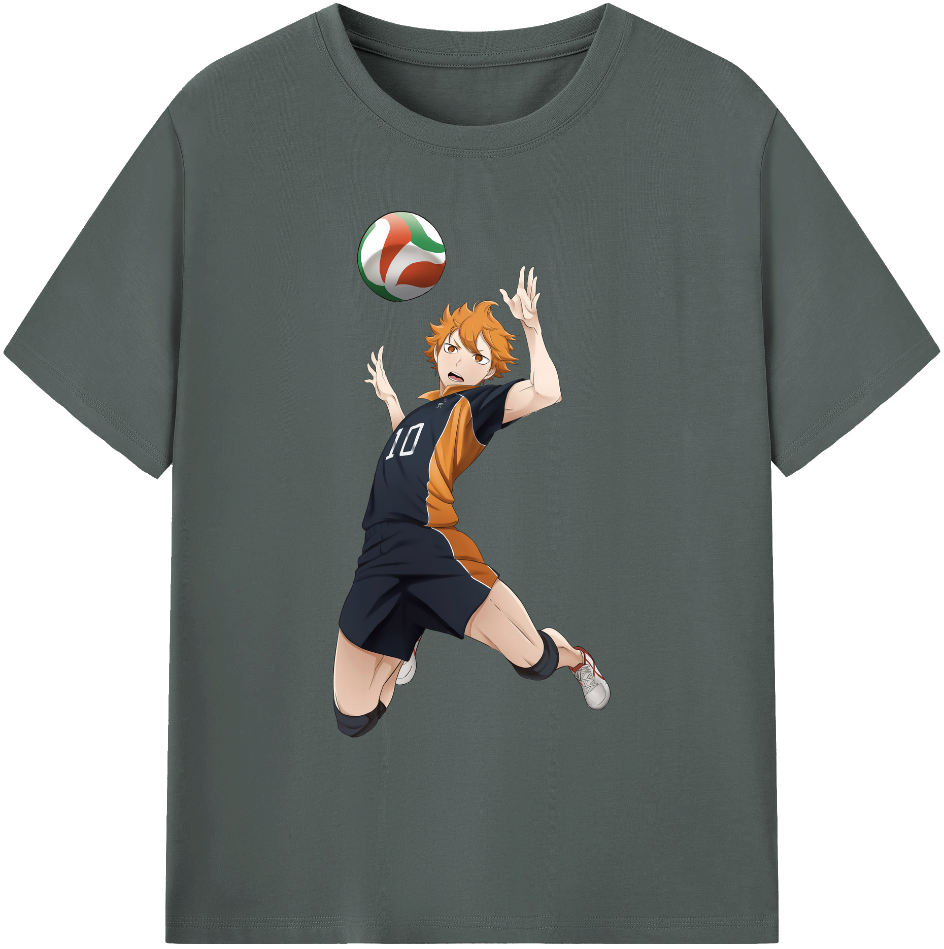（画像用） ハイキュー!! Haikyu!! 綿100％ メンズ半袖Tシャツ｜肌触りやわらか＆通気性